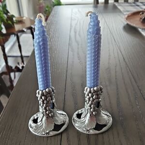 Candle Holders - Seagull Pewter - Vintage